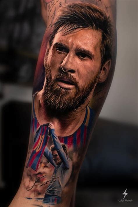 Lionel Messi Tattoo in 2022 | Messi tattoo, Messi, African tattoo