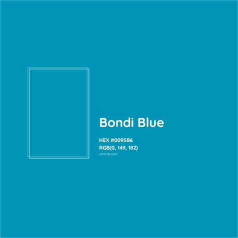 About Bondi Blue Color - Color codes, similar colors and paints ...