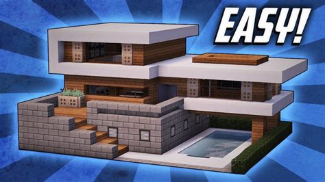 Woodlux Modern House Map [Creation] | Minecraft PE Bedrock Maps