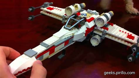 Star Wars LEGO: Luke Skywalker & Wedge Hoth X-Wing Fighter Review - YouTube