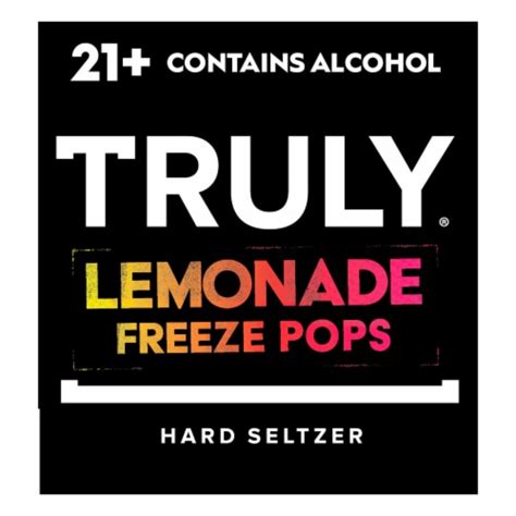 Truly Lemonade Hard Seltzer Freeze Pops, 12 ct - Foods Co.