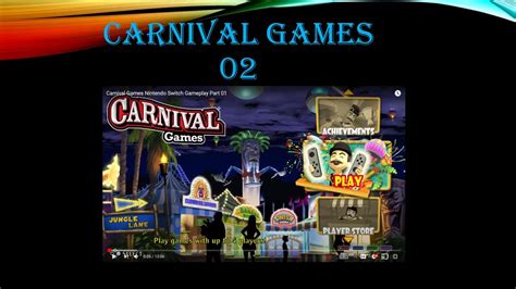 Carnival Games Gameplay Walkthrough Nintendo Switch Guide Game 02 - YouTube