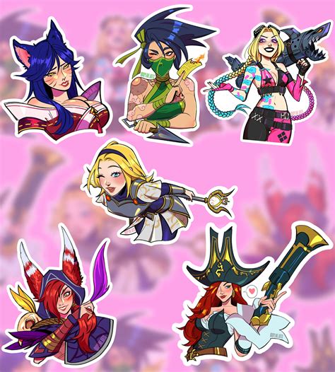 Sticker Anime League of Legends - Etsy