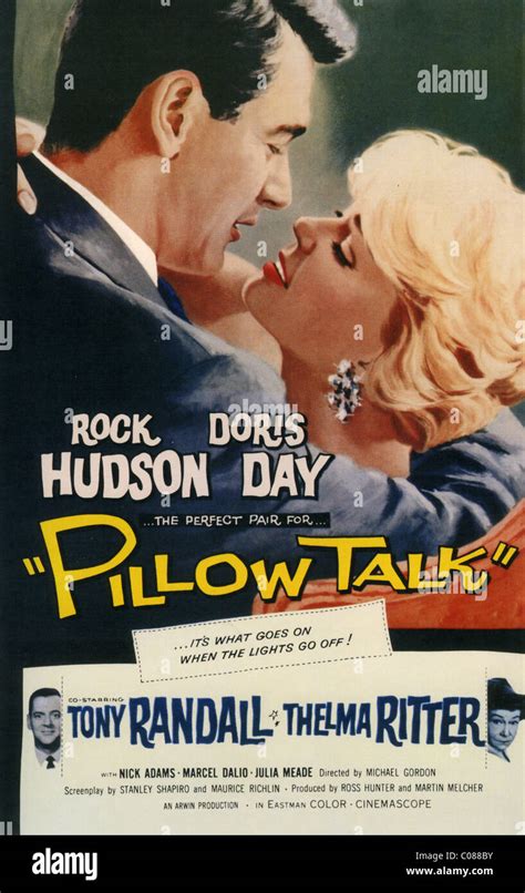 PILLOW TALK Poster for 1959 Universal film with Doris Day and Rock ...