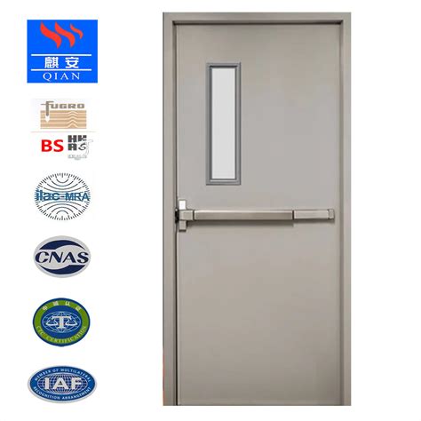 China Fire Rated Glass Door with Push Bar - China Fire Rated Door, Fire ...