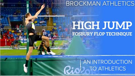 Fosbury Flop High Jump Technique