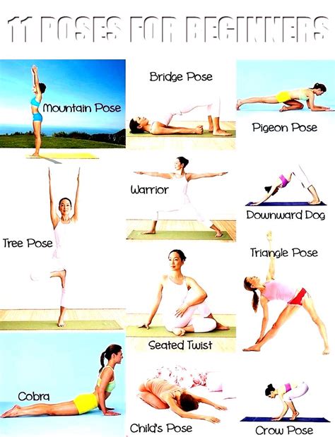 common yoga poses and their names