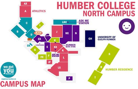 humber college north campus map