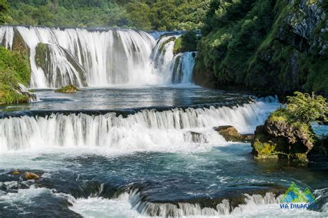 Waterfalls in Martin Brod - Una National park • Waterfall ...