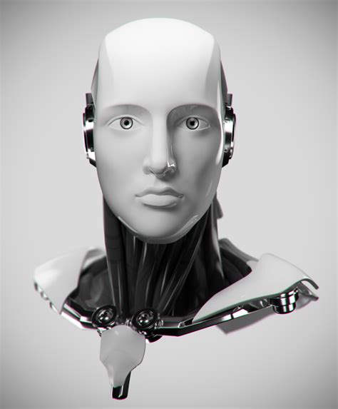 Robot head / 3d / Render on Behance