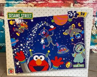 Sesame Street Puzzle 24 - Etsy