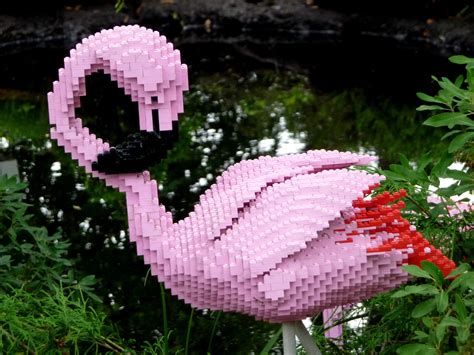 Lego Flamingo | Flamingo, Flamingo decor, Pink flamingos