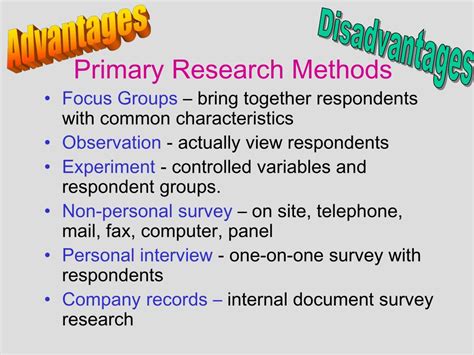 PPT - Primary and Secondary Data PowerPoint Presentation, free download ...