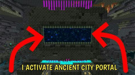 Minecraft: I Activate the Ancient City portal Minecraft 1.19 ancient ...