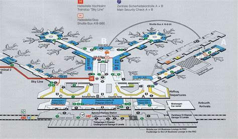 Map Of Frankfurt International Airport Terminal 1