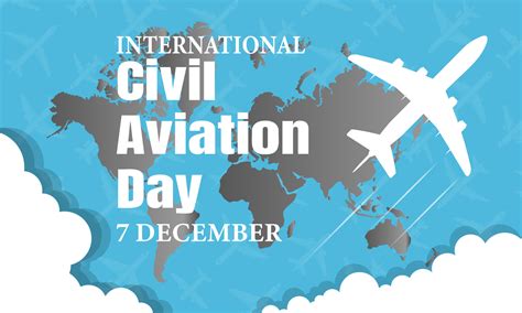 International civil aviation day 14417641 Vector Art at Vecteezy