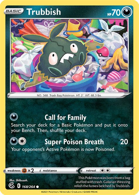 Trubbish Fusion Strike Pokemon Card | Pikawiz