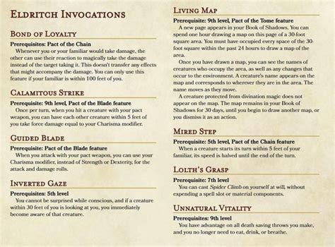 8 New Eldritch Invocations | Because Warlock Totally Needed More ...