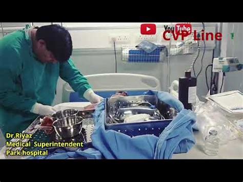 cvp line procedure || by dr riyaz - YouTube