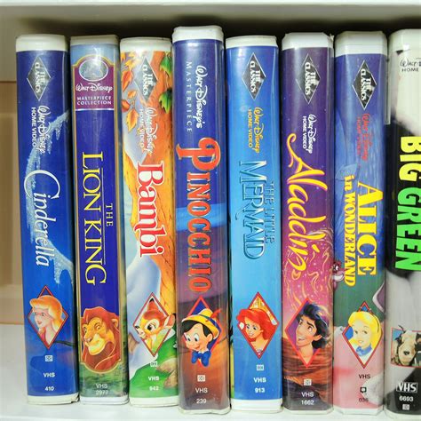 Lot Of Nine Disney Vhs Tapes On Mercari Disney Vhs Tapes Vhs Display ...