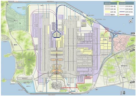 인천공항최종 | Airport design, Airport map, Airport