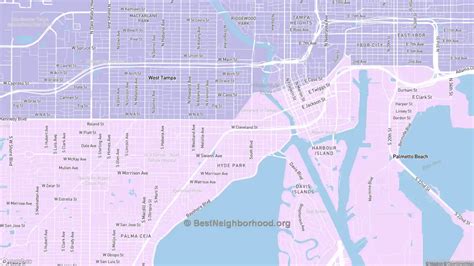 North Hyde Park, Tampa, FL Political Map – Democrat & Republican Areas ...