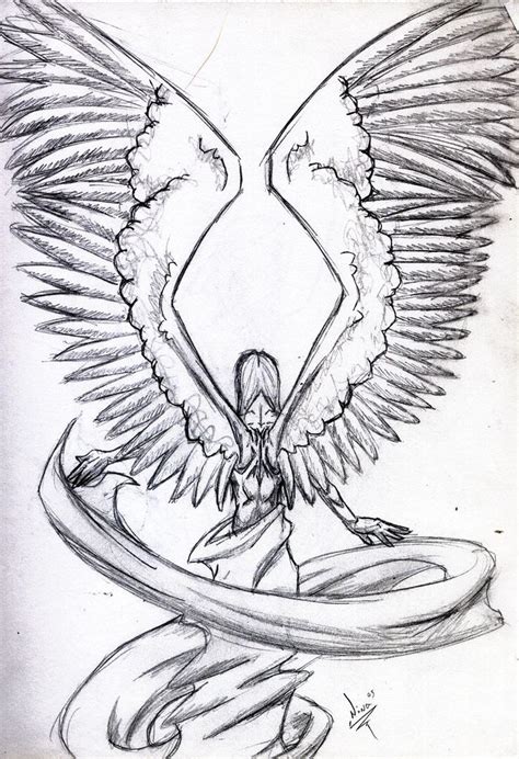 Angel Wings Orig Sketch | Angel sketch, Android wallpaper vintage, Free ...