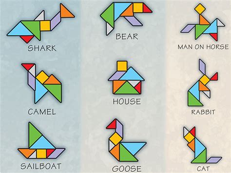 Tangram Homework - GeoGebra | Tangram puzzles, Tangram activities ...