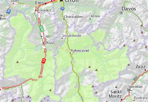 MICHELIN Brienz map - ViaMichelin