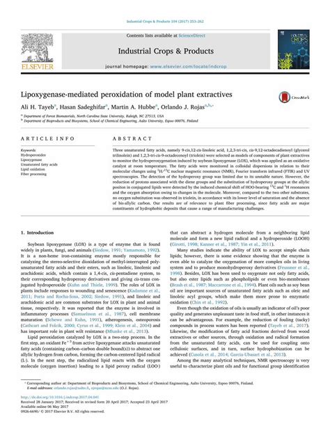 (PDF) Industrial Crops & Products - projects.ncsu.edu · Contents lists ...