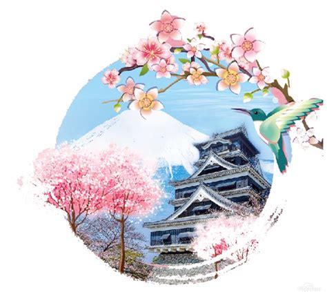 japan national cherry blossom festival japanese by Shamudy Wall Art