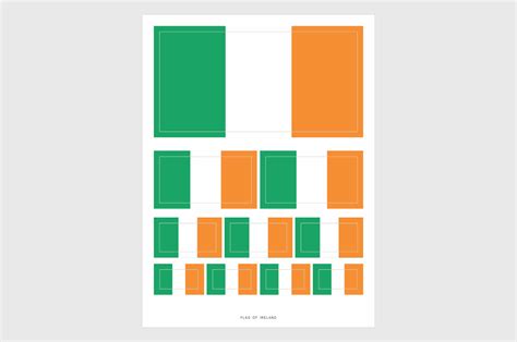 Ireland Flag Sticker, Weatherproof Vinyl Irish Flag Stickers ...