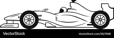 Formula 1 racing car Royalty Free Vector Image