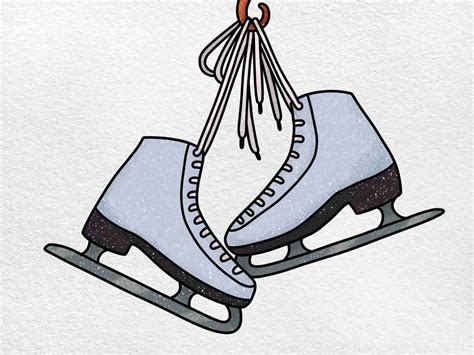 How to Draw Ice Skates - HelloArtsy