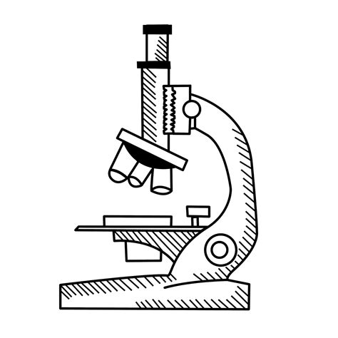 KRIKART Imágenes libres de derecho de autor: Dibujo de microscopio