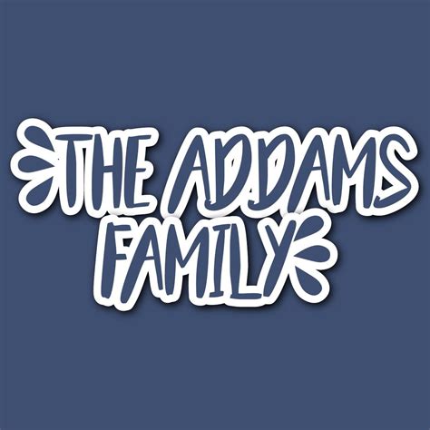 The addams family logo in 2022 | Family logo, ? logo, Retail logos