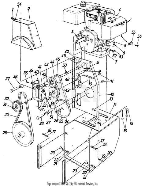 Mtd Snowblower Parts Diagram Exploded View