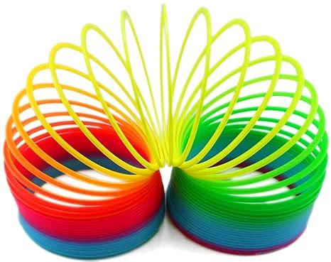 Large Rainbow Slinky: Amazon.co.uk: Toys & Games