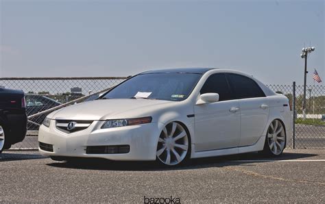 Acura TL sitting on Infiniti FX Wheels ~ Honda Stance