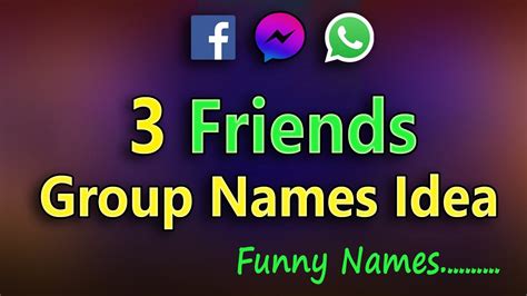 Cool Group Names For Friends