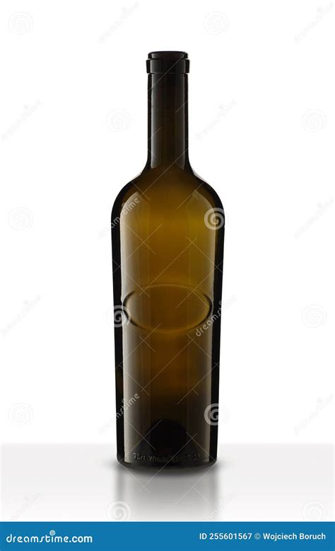 Brown glass wine bottle stock image. Image of glass - 255601567