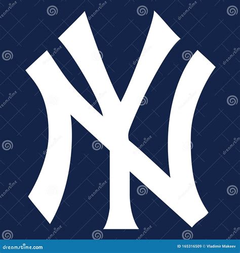 The Emblem of the Baseball Club `New York Yankees.` USA Editorial Stock ...