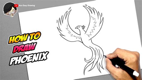 How to draw Phoenix Easy - YouTube