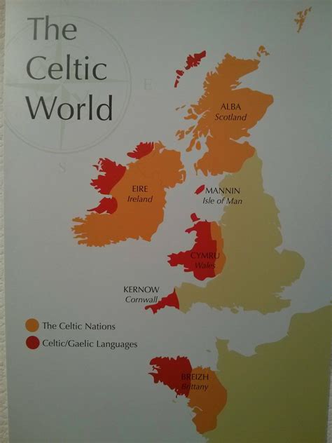 The Celtic World map as it stands in 2017 (includes Celtic/Gaelic ...