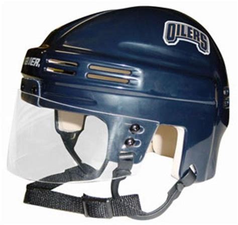 Official NHL Licensed Mini Player Helmets - Edmonton Oilers | Hockey ...