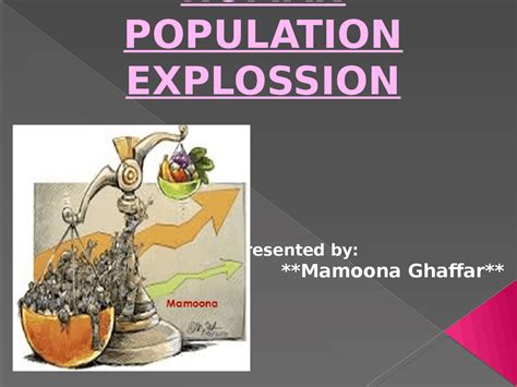 Human population explosion | Causes, Effects & solutions || by Mamoona ...