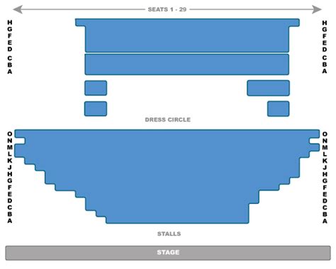 Duchess Theatre Seating Plan - London Theatre Tickets