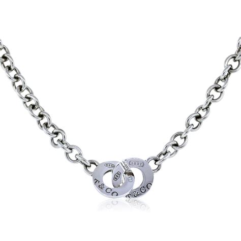 Tiffany & Co. Sterling Silver 1837 Toggle Chain Necklace