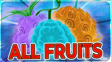 SHOWCASING EVERY FRUIT IN GRAND PIECE ONLINE! - YouTube