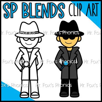 SP Blends Clip Art: Beginning Blends Clip Art by Mr Fox | TPT